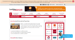 Desktop Screenshot of lesechosdelafranchise.com